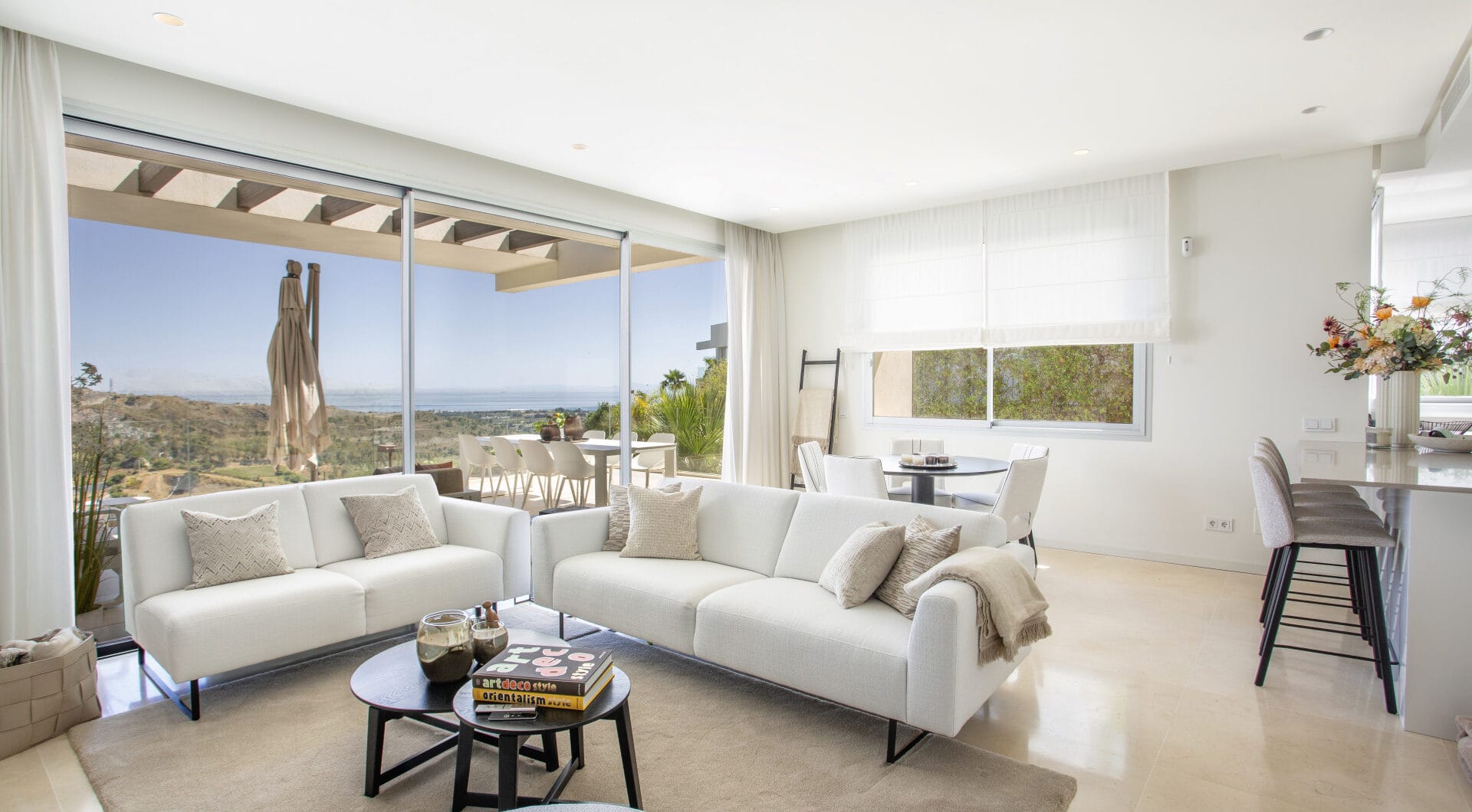 Modern 3-Bedroom Apartment with Sea Views &amp; Privacy