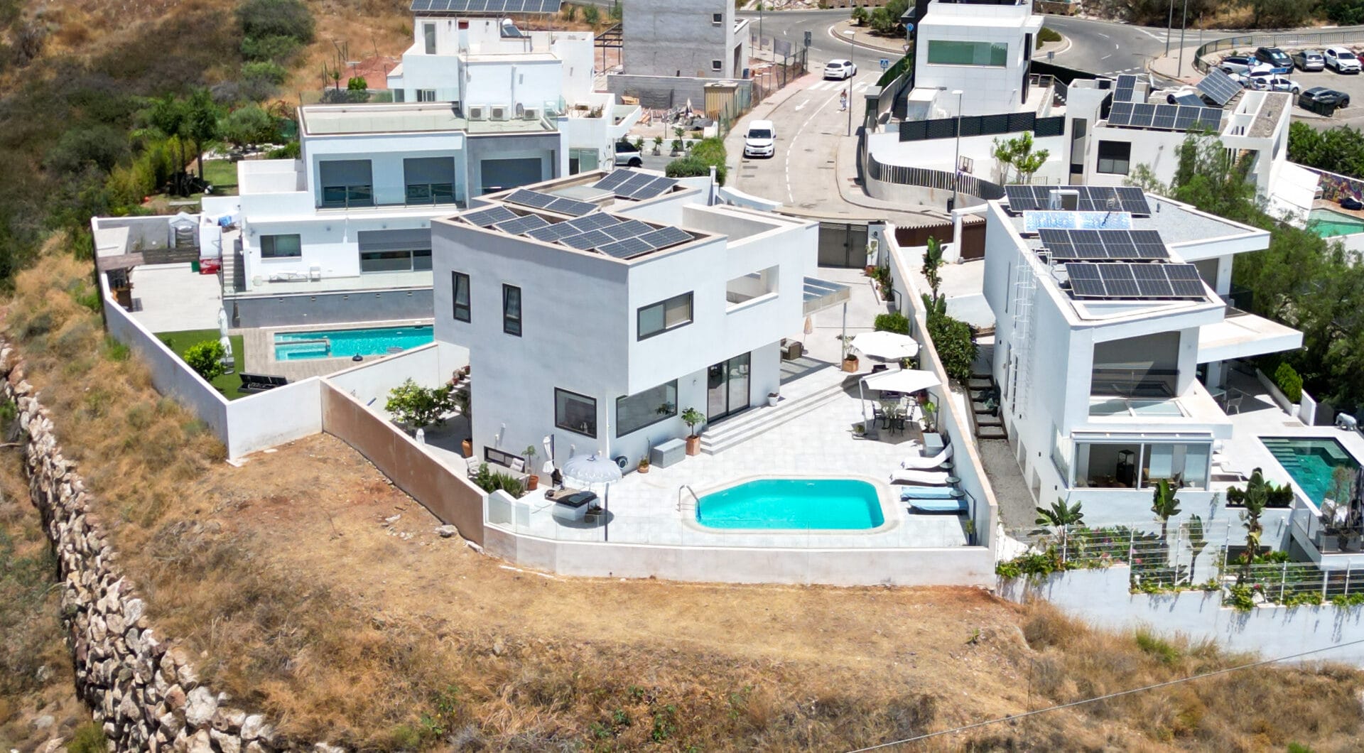 Exquisite Luxury Villa with Panoramic Sea and Mountain Views in Pedregalejo, Malaga
