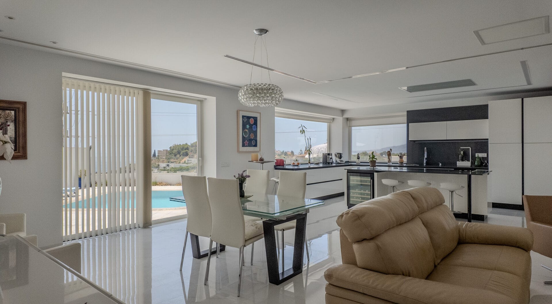 Exquisite Luxury Villa with Panoramic Sea and Mountain Views in Pedregalejo, Malaga