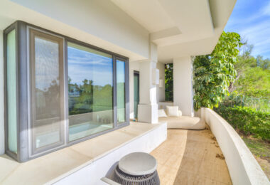 Magnificent five-bedroom, south-facing villa situated in the prestigious Village Las Lomas de Magna Marbella with sea views
