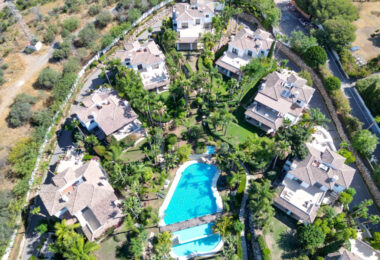 Magnificent five-bedroom, south-facing villa situated in the prestigious Village Las Lomas de Magna Marbella with sea views