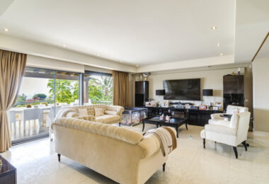 Magnificent five-bedroom, south-facing villa situated in the prestigious Village Las Lomas de Magna Marbella with sea views