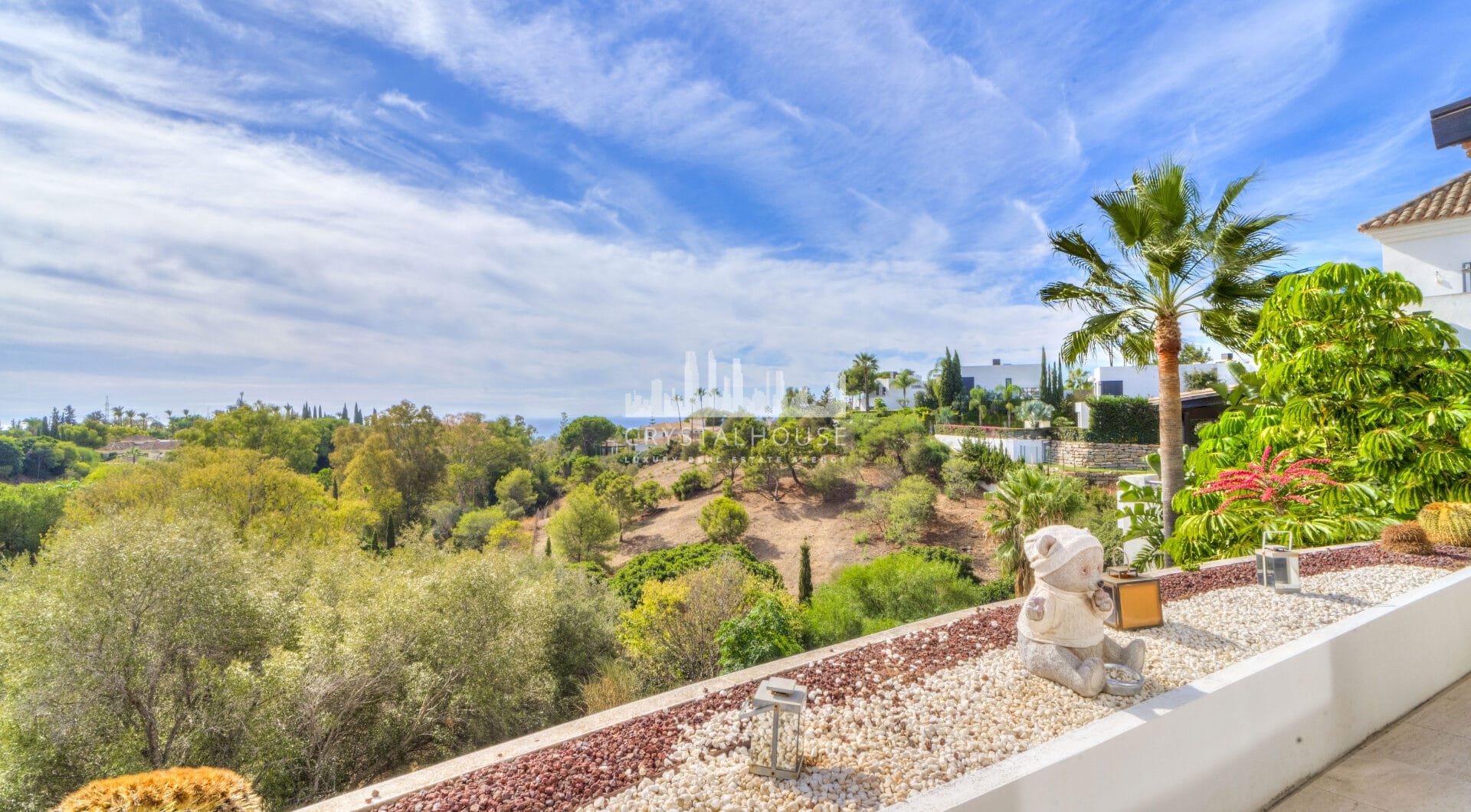 Magnificent five-bedroom, south-facing villa situated in the prestigious Village Las Lomas de Magna Marbella with sea views