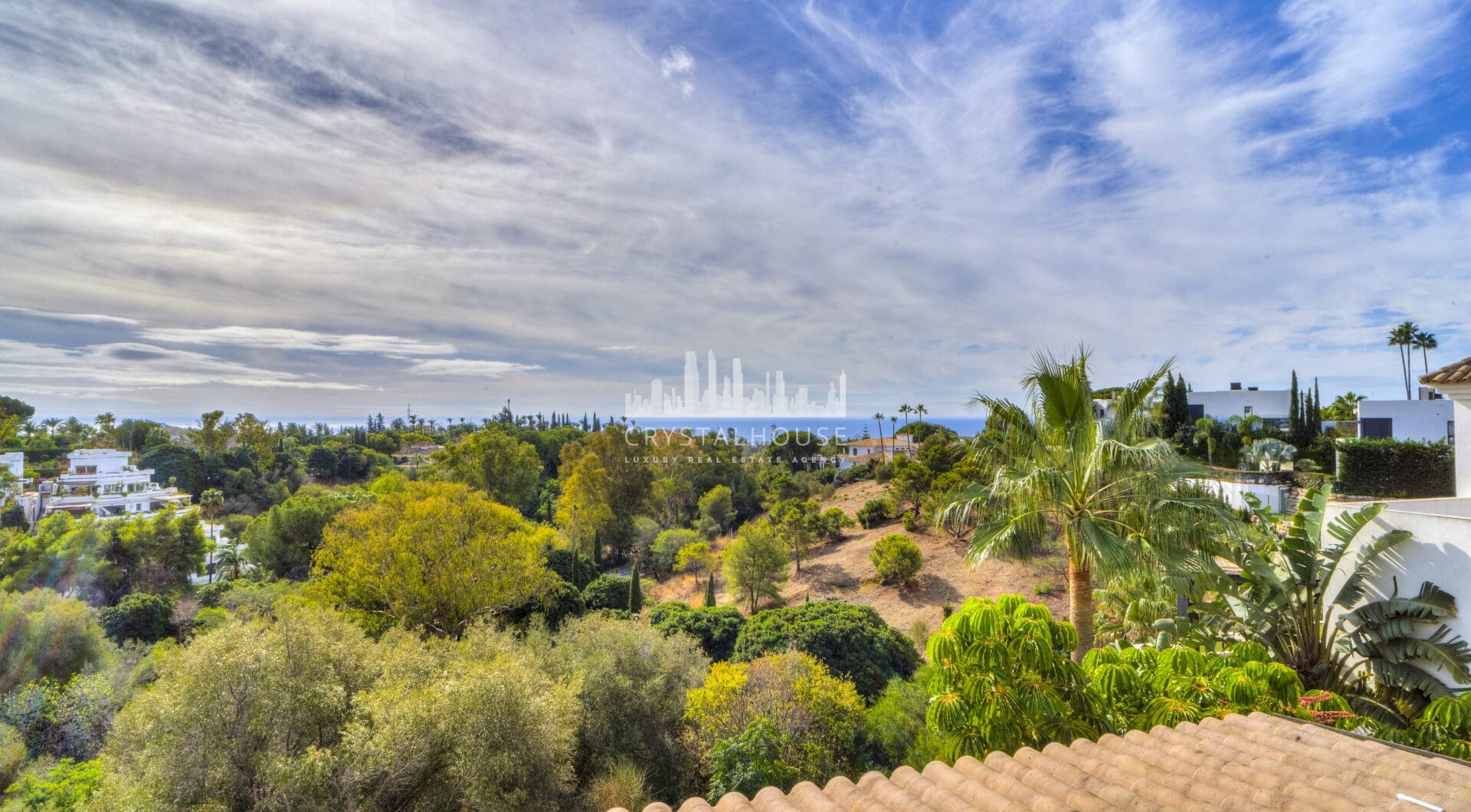 Magnificent five-bedroom, south-facing villa situated in the prestigious Village Las Lomas de Magna Marbella with sea views