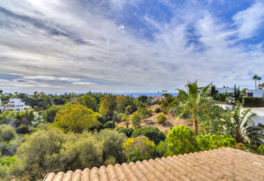 Magnificent five-bedroom, south-facing villa situated in the prestigious Village Las Lomas de Magna Marbella with sea views