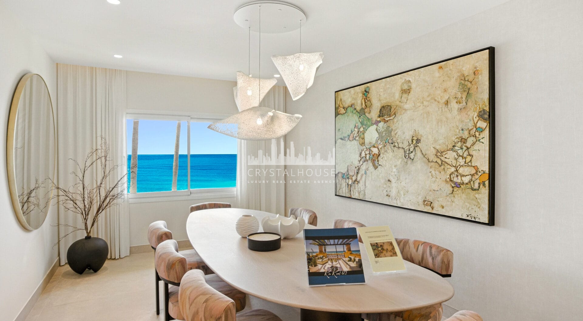 Luxurious south facing, three bedroom beachfront apartment, located in the prestigious community of Río Real Playa.