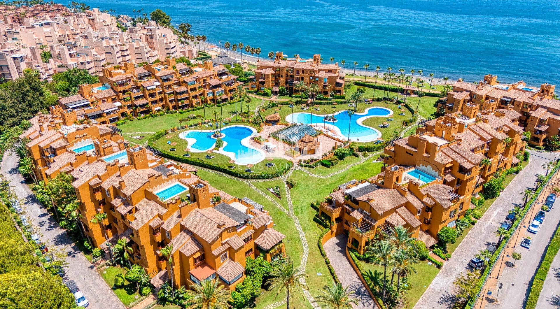 Stunning south facing, four bedroom ground floor apartment, set within the exclusive Los Granados del Mar urbanization on the New Golden Mile