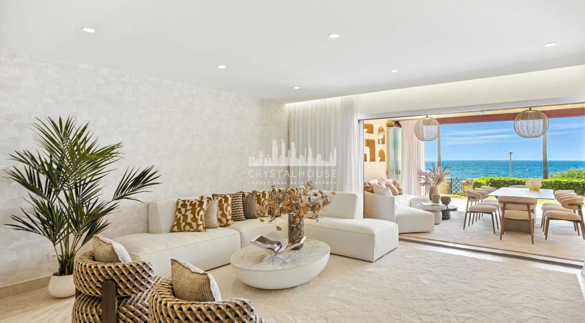 Stunning south facing, four bedroom ground floor apartment, set within the exclusive Los Granados del Mar urbanization on the New Golden Mile