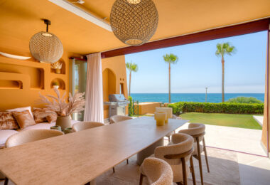 Stunning south facing, four bedroom ground floor apartment, set within the exclusive Los Granados del Mar urbanization on the New Golden Mile