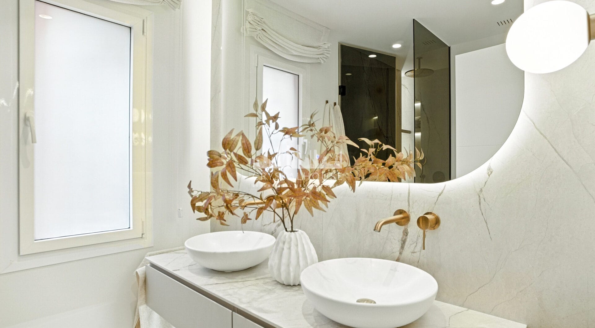 Impeccably renovated, south facing beach front, garden apartment located in the exclusive Menara Beach community on the sought-after New Golden Mile