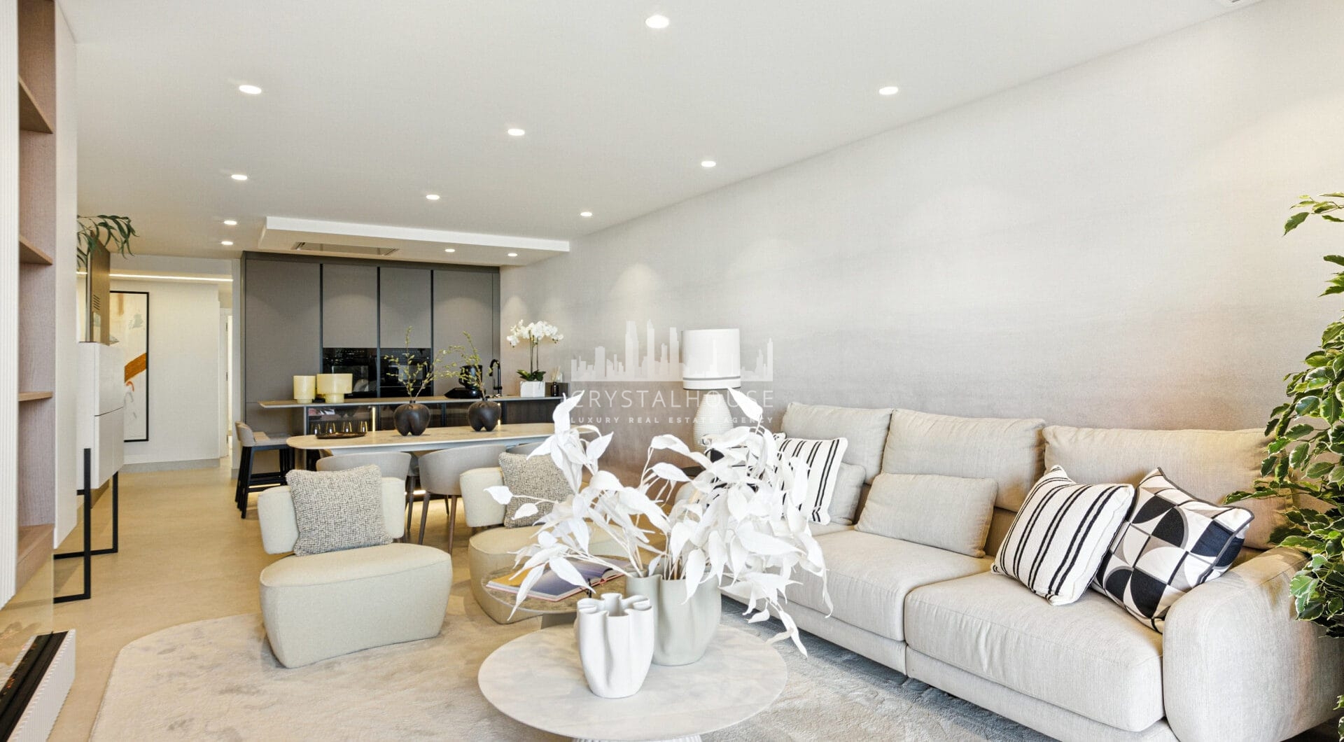 Impeccably renovated, south facing beach front, garden apartment located in the exclusive Menara Beach community on the sought-after New Golden Mile