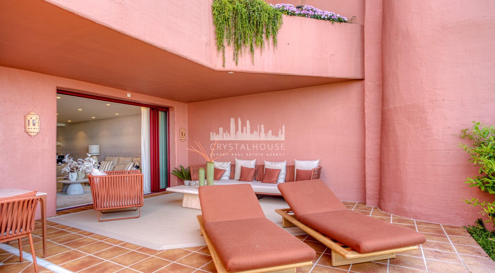 Impeccably renovated, south facing beach front, garden apartment located in the exclusive Menara Beach community on the sought-after New Golden Mile