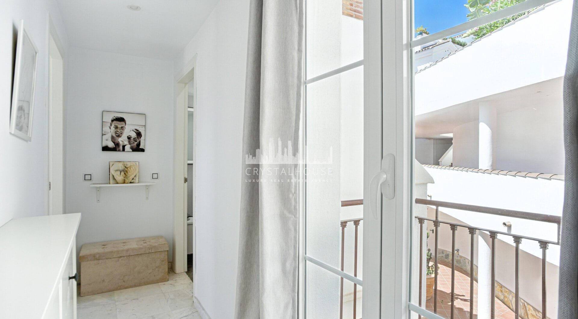 Stylish south west facing, three-bedroom semi detached townhouse located in Riviera del Sol
