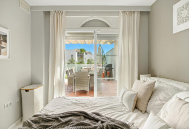 Stylish south west facing, three-bedroom semi detached townhouse located in Riviera del Sol