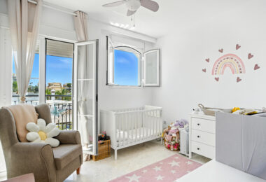 Stylish south west facing, three-bedroom semi detached townhouse located in Riviera del Sol