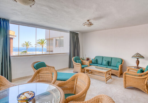 Exclusive Beachfront Two-Bedroom South-Facing Apartment with Sea Views in La Herradura, Marbella