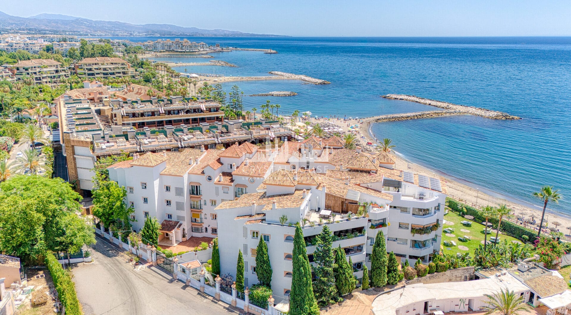Exclusive Beachfront Two-Bedroom South-Facing Apartment with Sea Views in La Herradura, Marbella