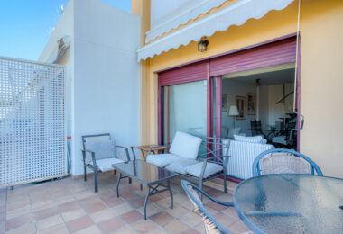Charming east facing, three bedroom duplex penthouse located in the gated community Parque Botanico, Estepona