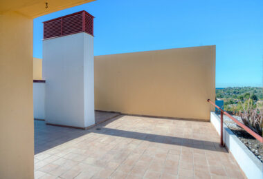 Charming east facing, three bedroom duplex penthouse located in the gated community Parque Botanico, Estepona