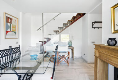 Charming east facing, three bedroom duplex penthouse located in the gated community Parque Botanico, Estepona