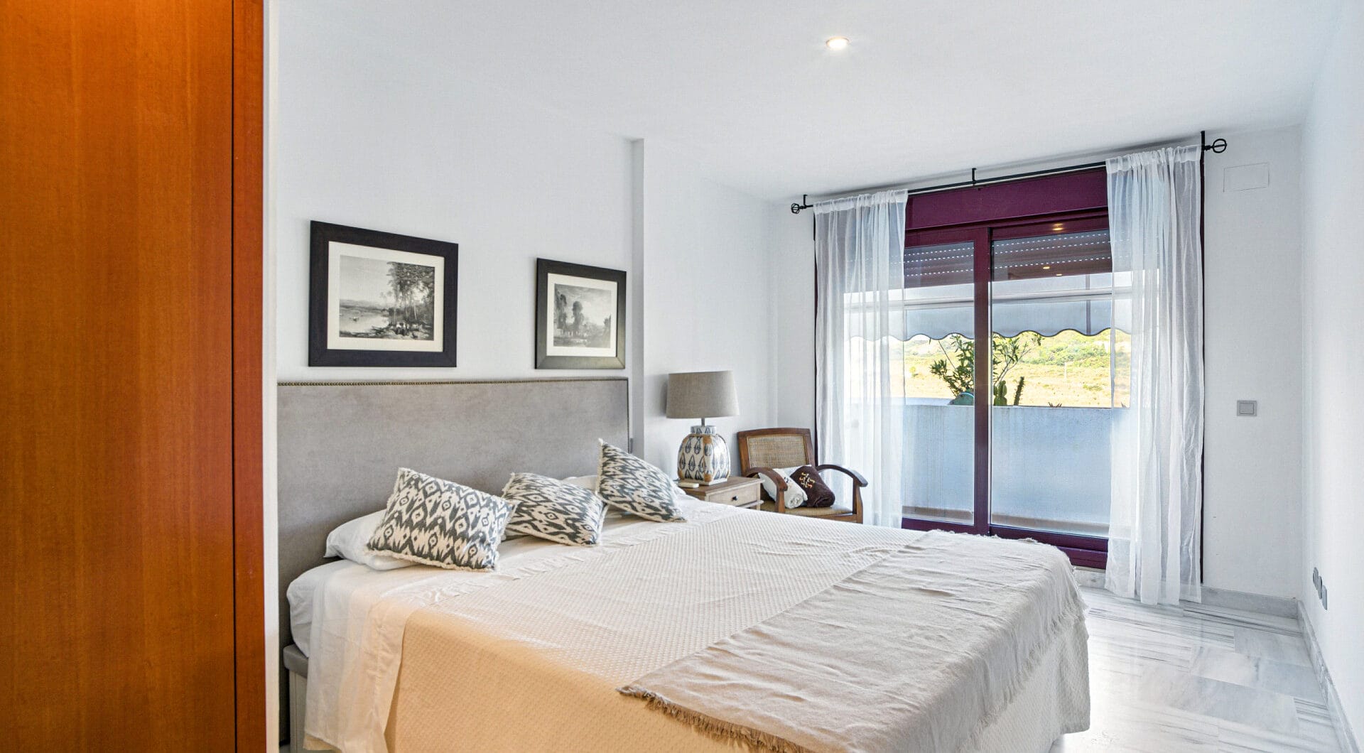 Charming east facing, three bedroom duplex penthouse located in the gated community Parque Botanico, Estepona