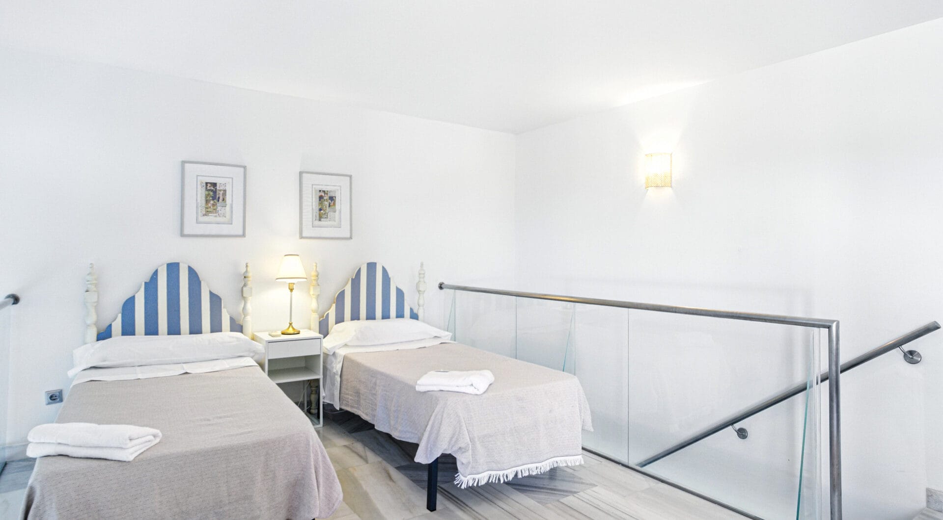 Charming east facing, three bedroom duplex penthouse located in the gated community Parque Botanico, Estepona