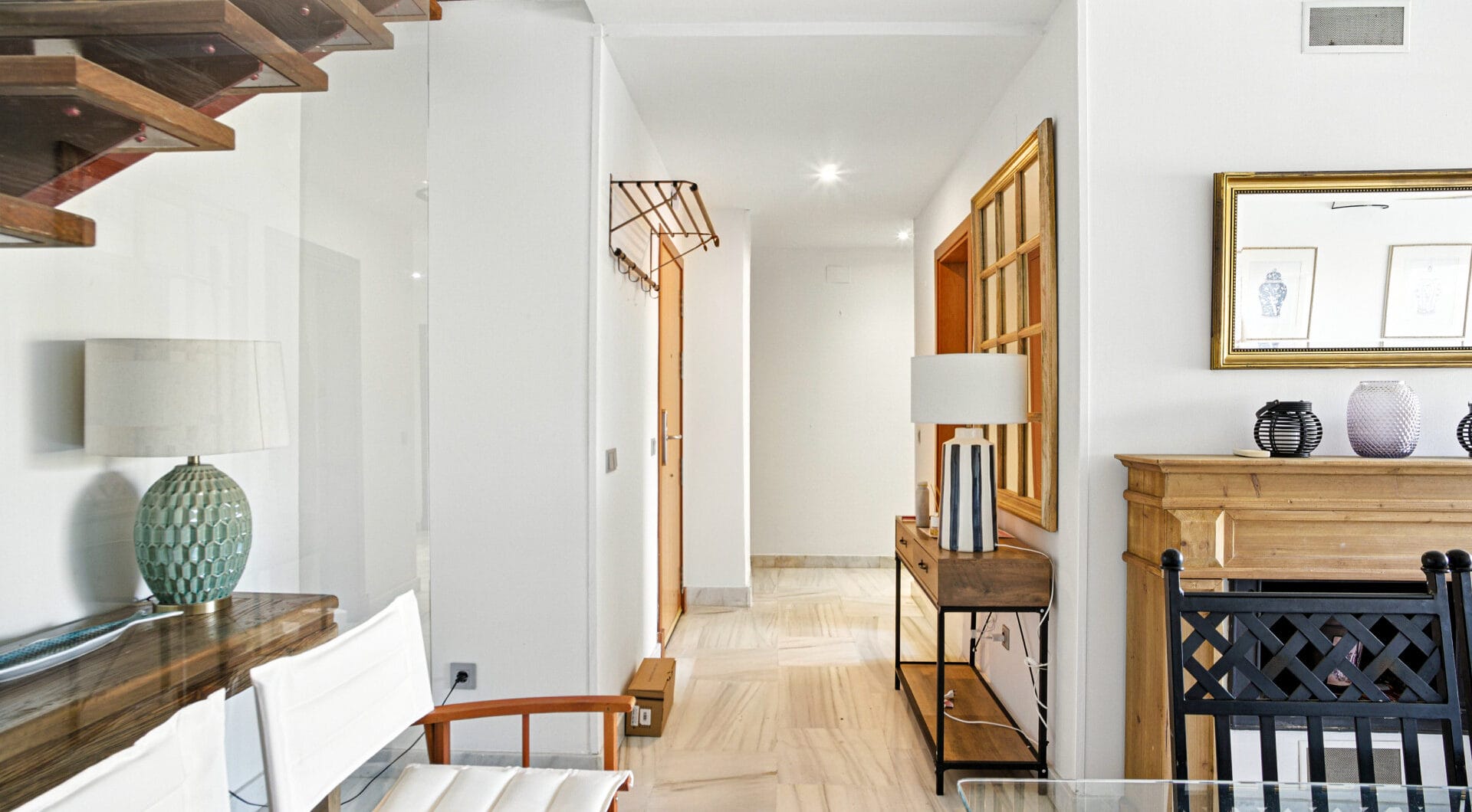 Charming east facing, three bedroom duplex penthouse located in the gated community Parque Botanico, Estepona