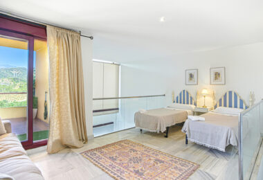 Charming east facing, three bedroom duplex penthouse located in the gated community Parque Botanico, Estepona