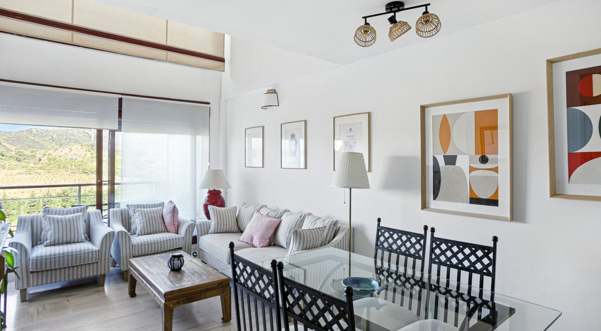 Charming east facing, three bedroom duplex penthouse located in the gated community Parque Botanico, Estepona