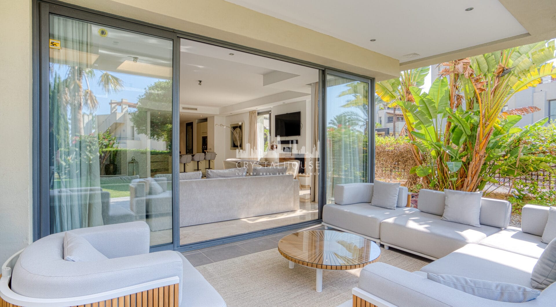 Luxury, south facing two bedroom, ground floor apartment located in prestigious community Imara, Balcones de Sierra Blanca