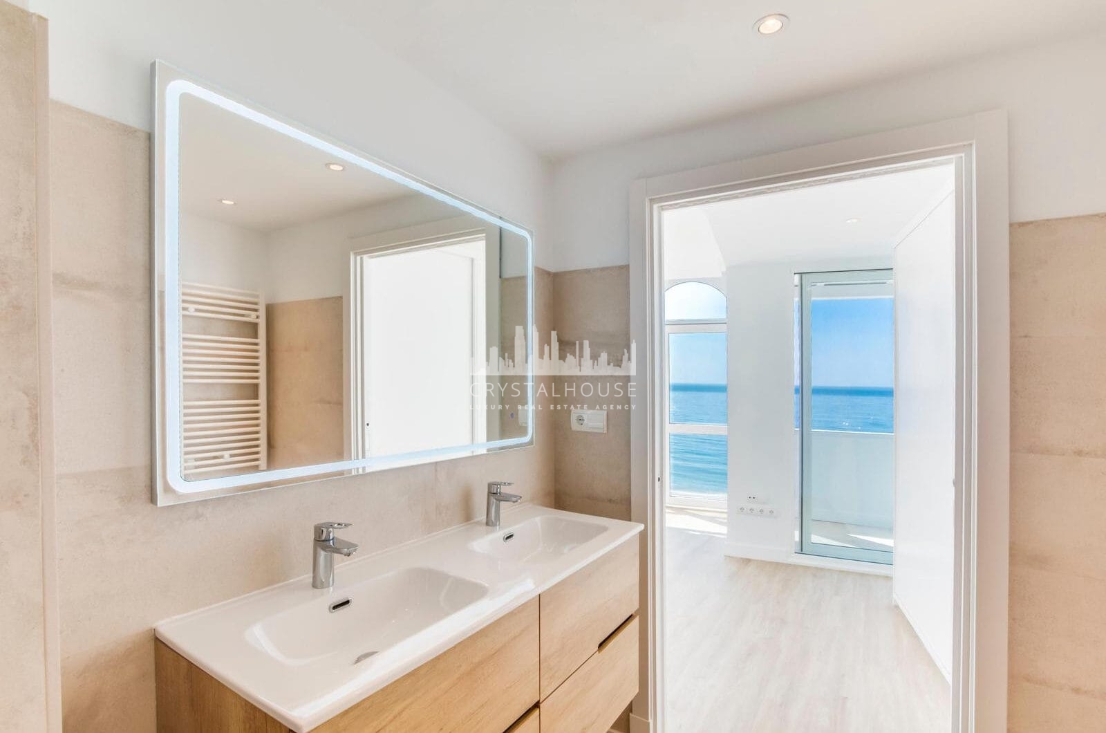 Stunning, south-facing fully renovated, three bedroom beachfront apartment in the heart of Estepona’s charming Old Town