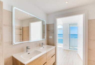 Stunning, south-facing fully renovated, three bedroom beachfront apartment in the heart of Estepona’s charming Old Town