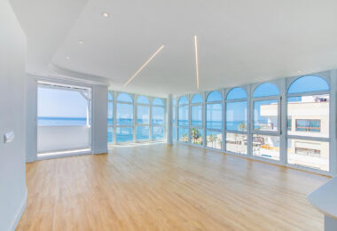 Stunning, south-facing fully renovated, three bedroom beachfront apartment in the heart of Estepona’s charming Old Town