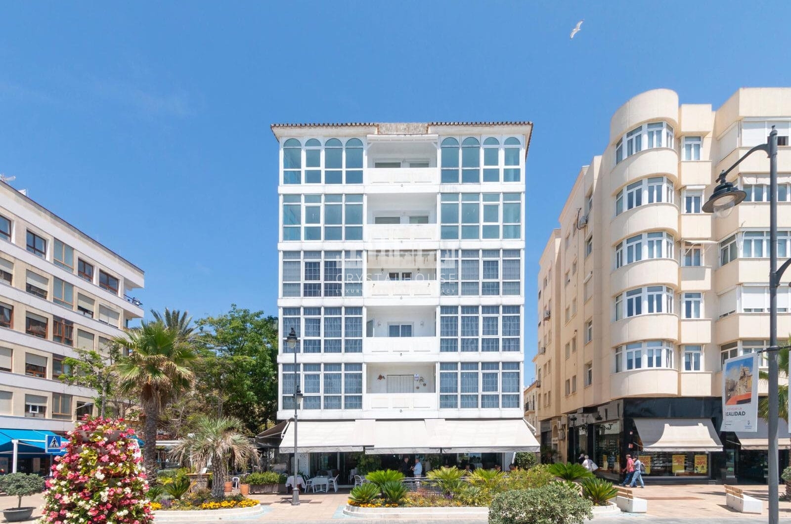 Stunning, south-facing fully renovated, three bedroom beachfront apartment in the heart of Estepona’s charming Old Town