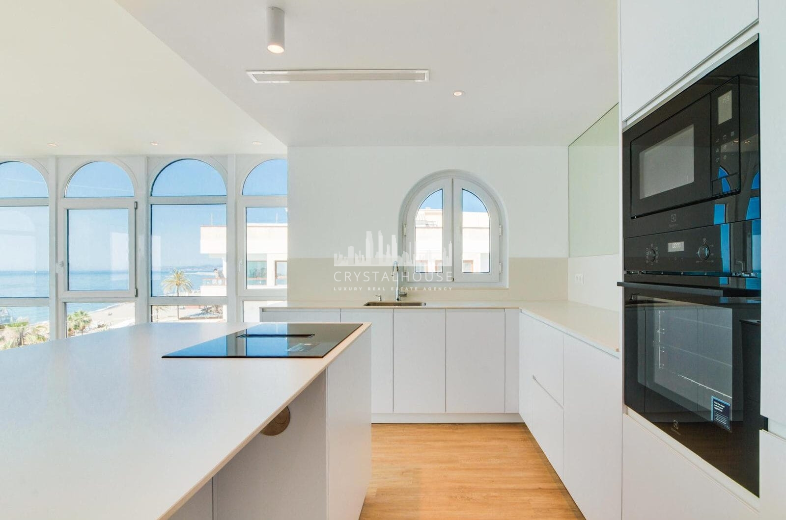 Stunning, south-facing fully renovated, three bedroom beachfront apartment in the heart of Estepona’s charming Old Town