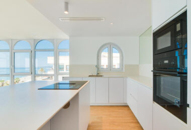 Stunning, south-facing fully renovated, three bedroom beachfront apartment in the heart of Estepona’s charming Old Town