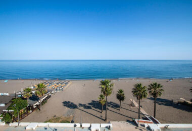 Stunning, south-facing fully renovated, three bedroom beachfront apartment in the heart of Estepona’s charming Old Town