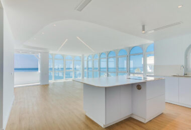Stunning, south-facing fully renovated, three bedroom beachfront apartment in the heart of Estepona’s charming Old Town