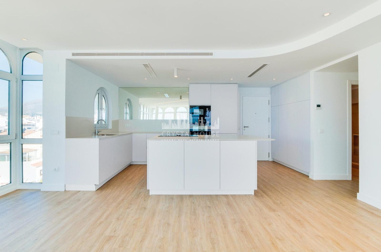 Stunning, south-facing fully renovated, three bedroom beachfront apartment in the heart of Estepona’s charming Old Town