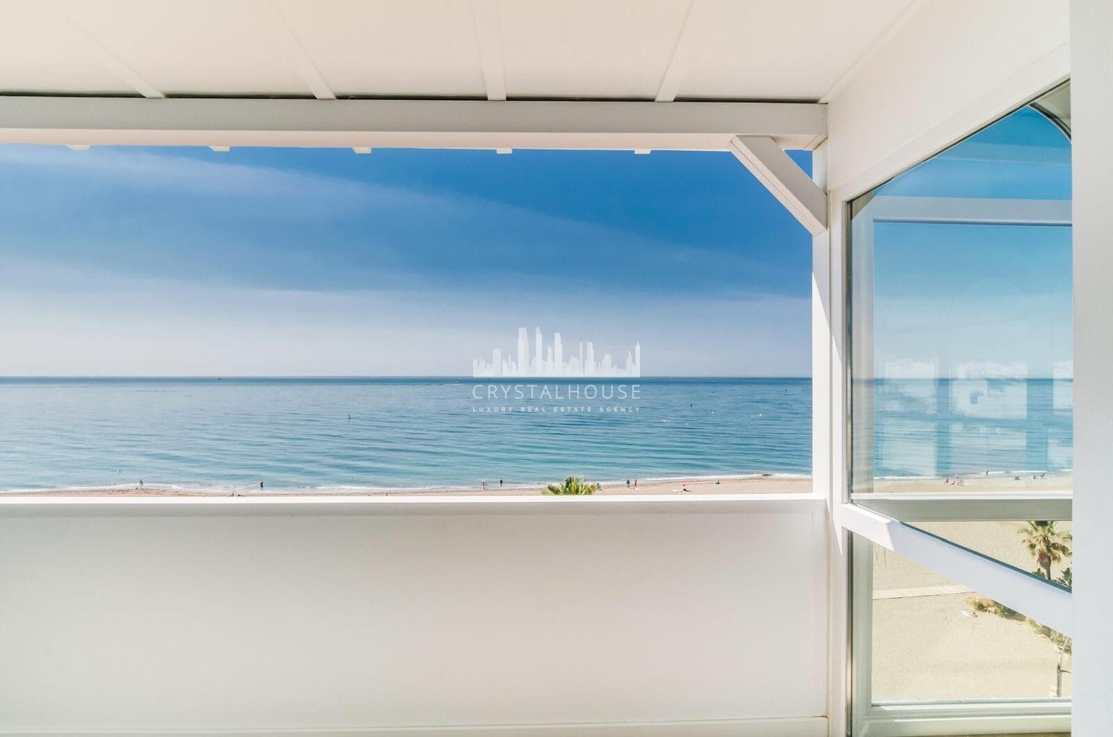 Stunning, south-facing fully renovated, three bedroom beachfront apartment in the heart of Estepona’s charming Old Town