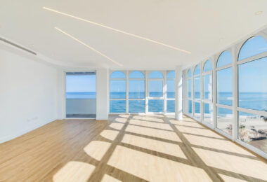 Stunning, south-facing fully renovated, three bedroom beachfront apartment in the heart of Estepona’s charming Old Town
