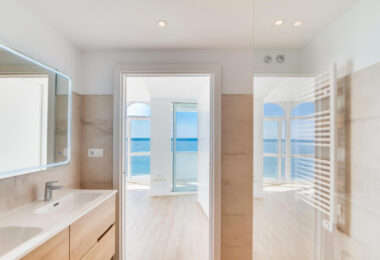 Stunning, south-facing fully renovated, three bedroom beachfront apartment in the heart of Estepona’s charming Old Town