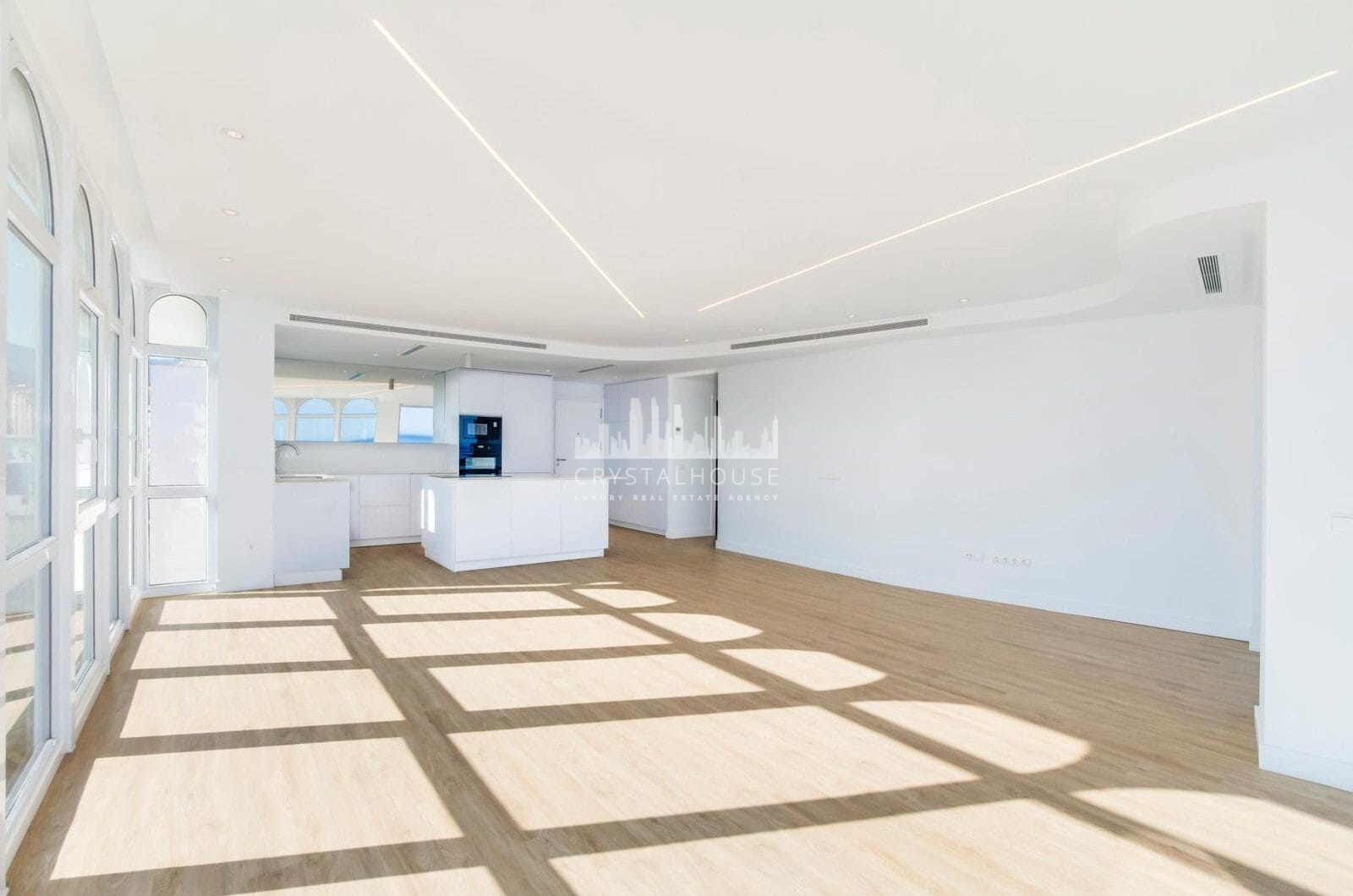 Stunning, south-facing fully renovated, three bedroom beachfront apartment in the heart of Estepona’s charming Old Town