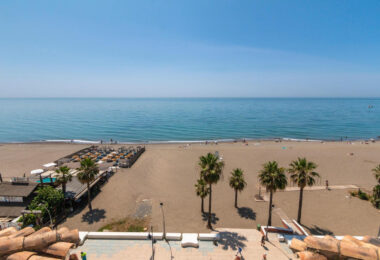 Stunning, south-facing fully renovated, three bedroom beachfront apartment in the heart of Estepona’s charming Old Town