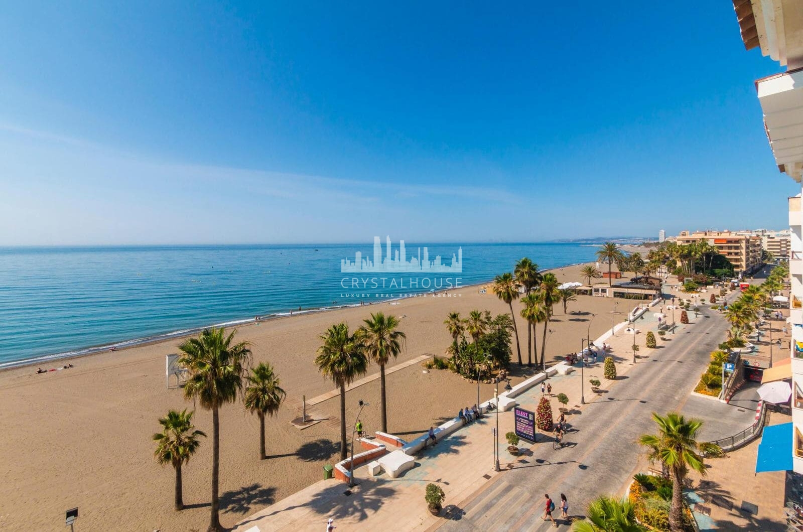 Stunning, south-facing fully renovated, three bedroom beachfront apartment in the heart of Estepona’s charming Old Town