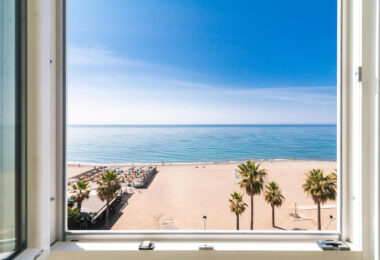 Stunning, south-facing fully renovated, three bedroom beachfront apartment in the heart of Estepona’s charming Old Town