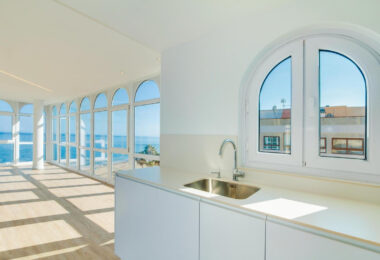 Stunning, south-facing fully renovated, three bedroom beachfront apartment in the heart of Estepona’s charming Old Town