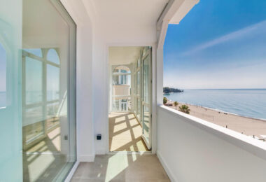 Stunning, south-facing fully renovated, three bedroom beachfront apartment in the heart of Estepona’s charming Old Town