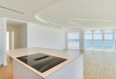 Stunning, south-facing fully renovated, three bedroom beachfront apartment in the heart of Estepona’s charming Old Town