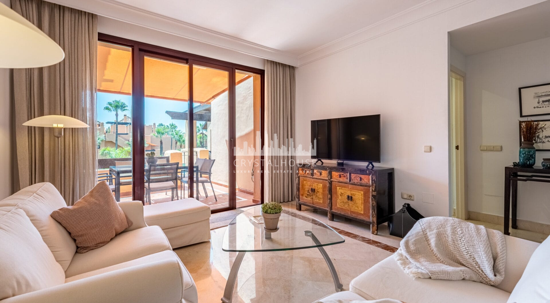 Incredible Solarium Terrace with Sea and Mountain Views  - Beachside Penthouse in Bahía Alcántara